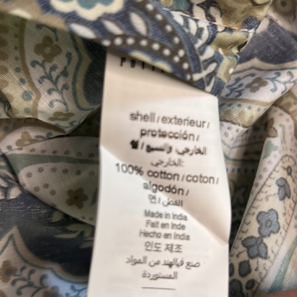 Pottery Barn Jordan’s paisley full/queen Duvet and 2 stand pillow shams BNWT - Picture 8 of 8